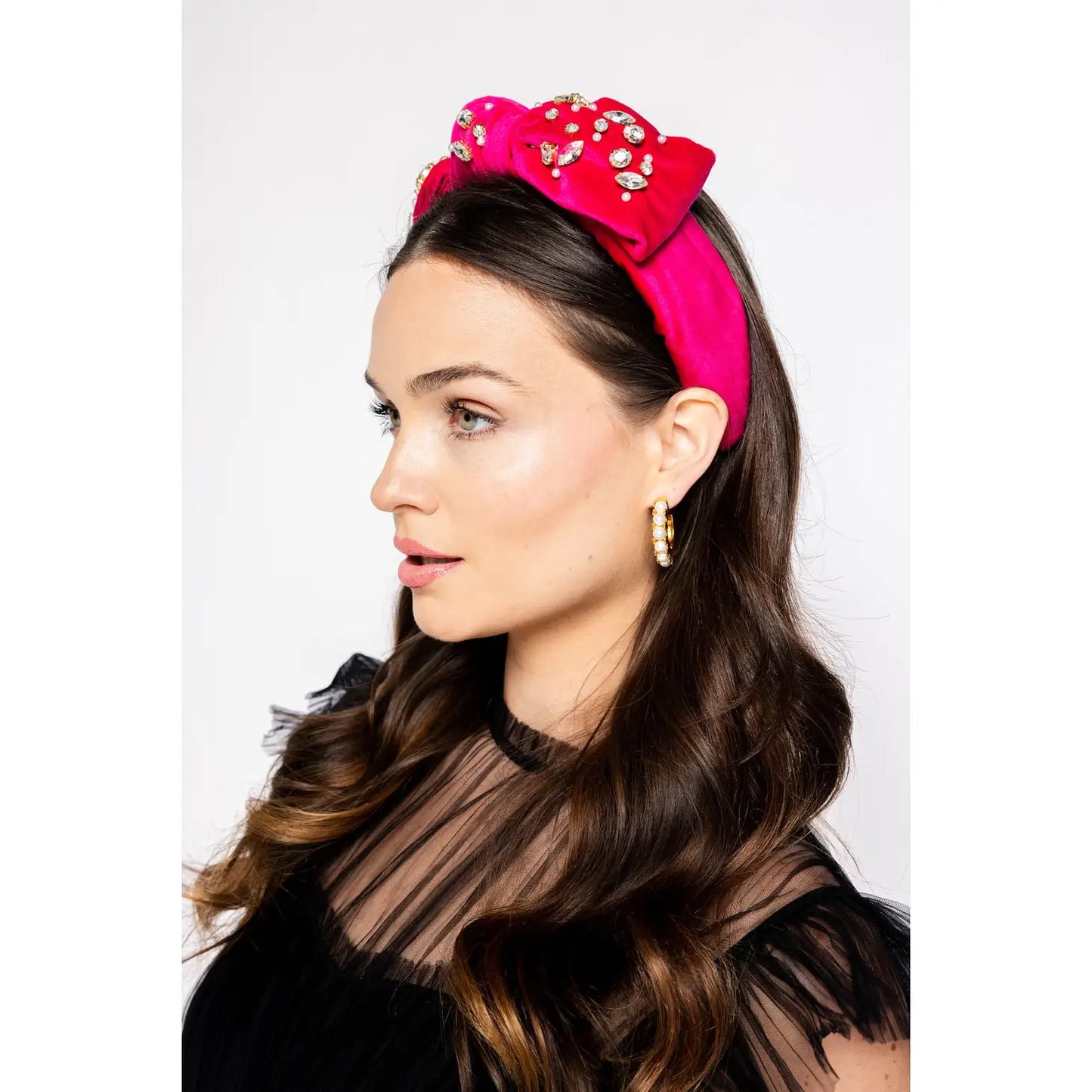 Clara Embellished Bow Headband