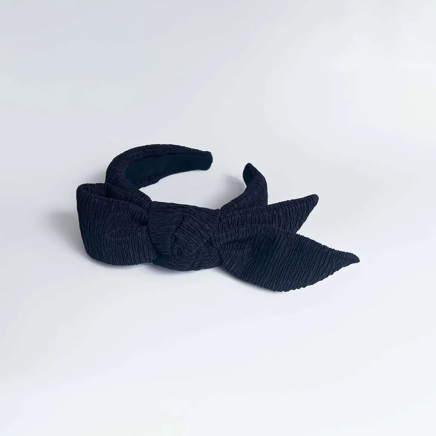 Accordion Jacquard Bow Headband