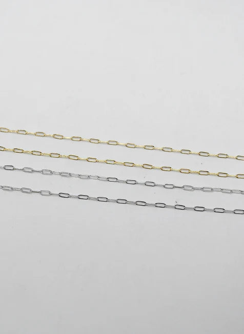 Mini Paperclip Chain Necklace