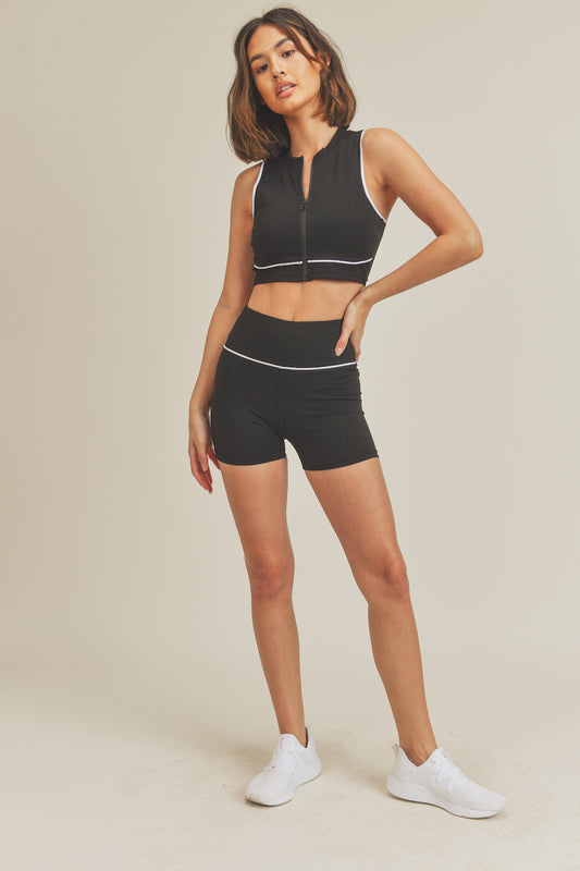 Sports Bra & Biker Shorts Activewear Set – Junebear Clothing